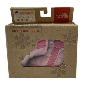 The North Face Infant NSE Bootie Fleece US 0-6 Months Pink Heat Seeker